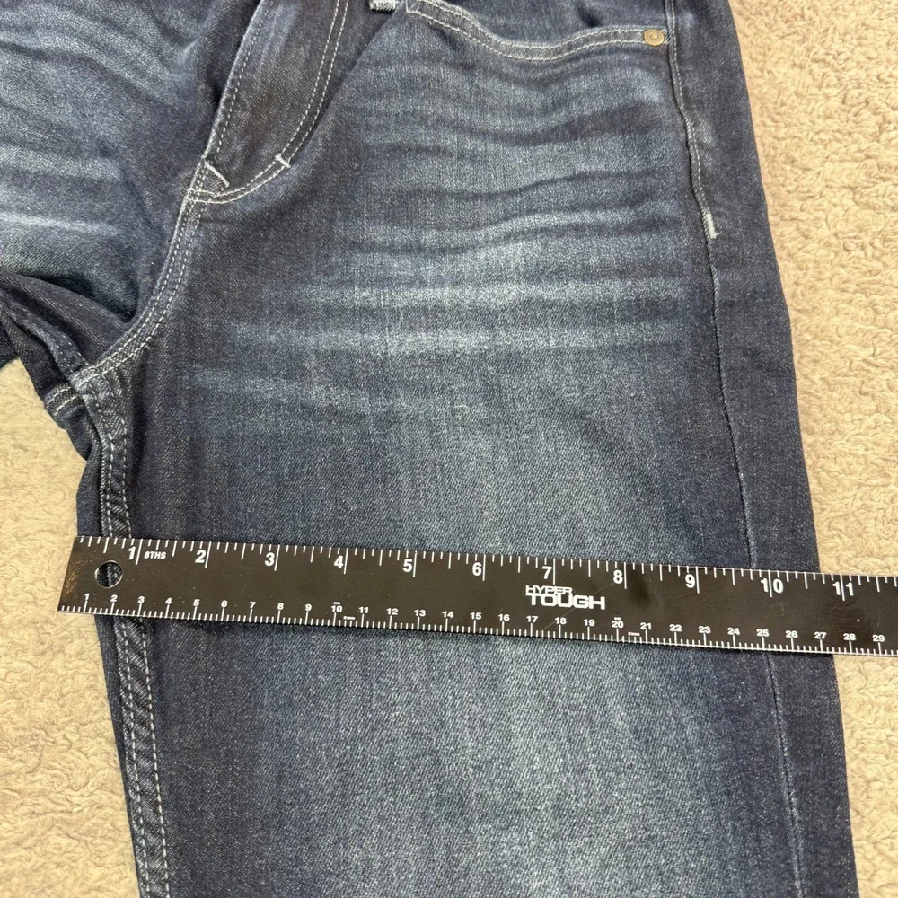Banana Republic Travel Jeans 31x27 (hemmed) Slim Fit Washed Indigo Blue Stretch